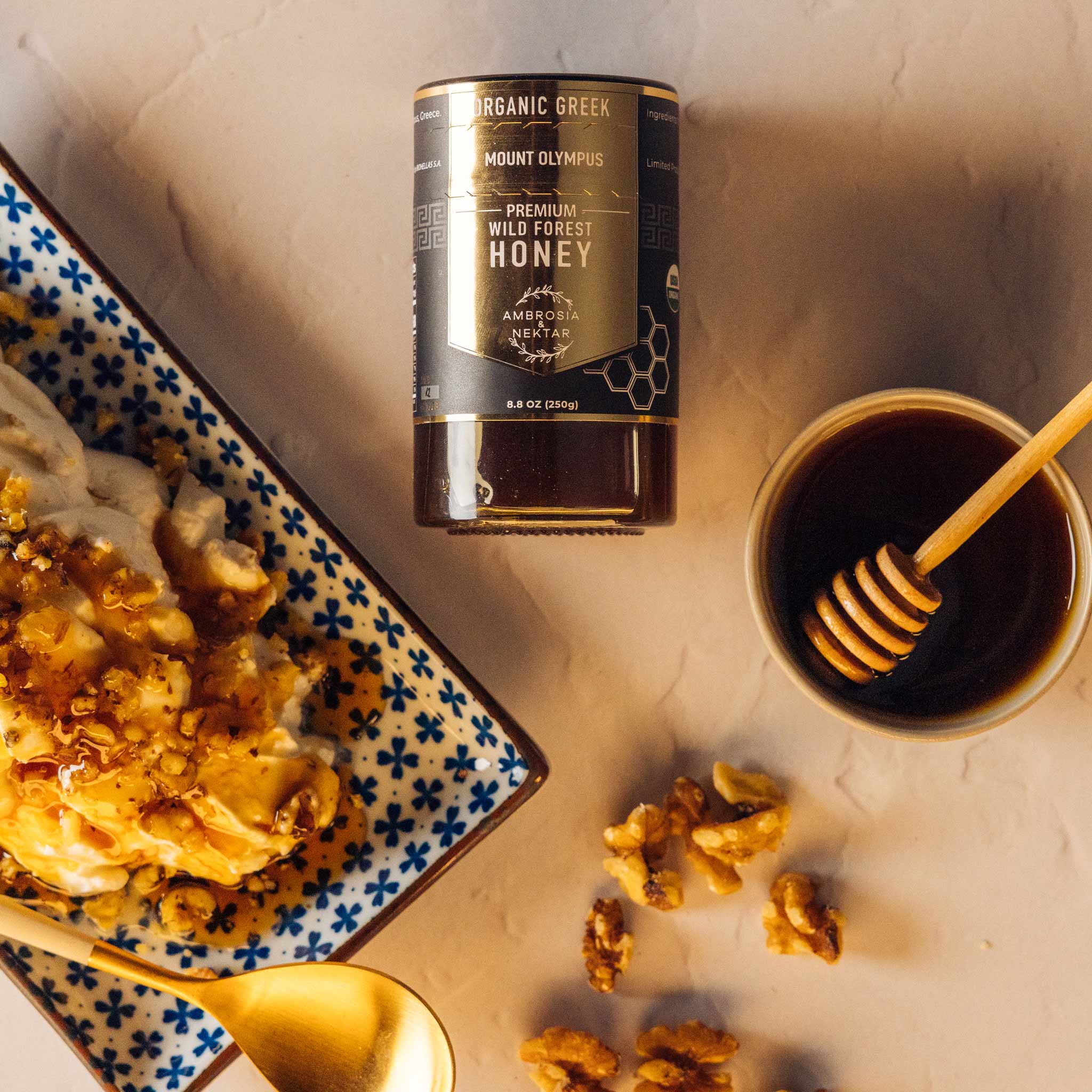 Premium Greek Organic Wild Forest Honey