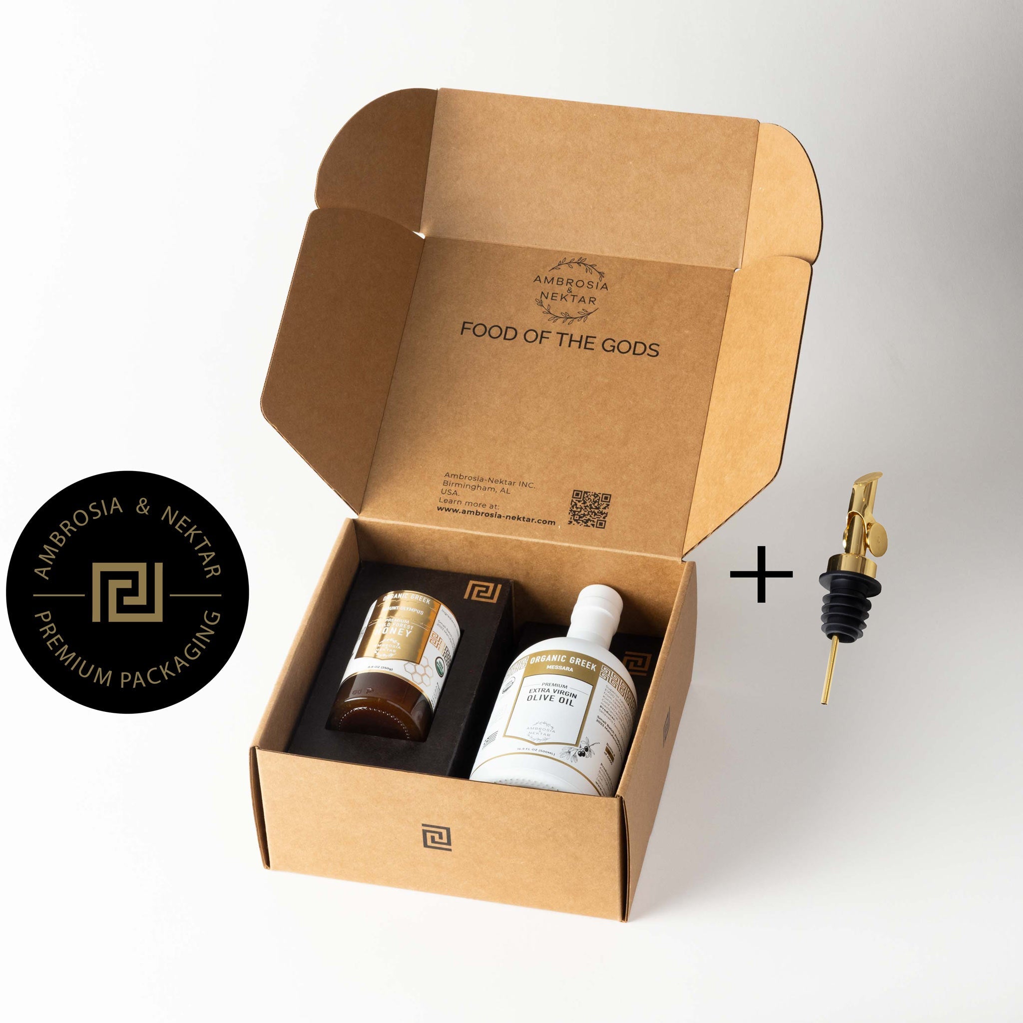 Honey + Olive Oil + Spout - Ambrosia - Nektar.com
