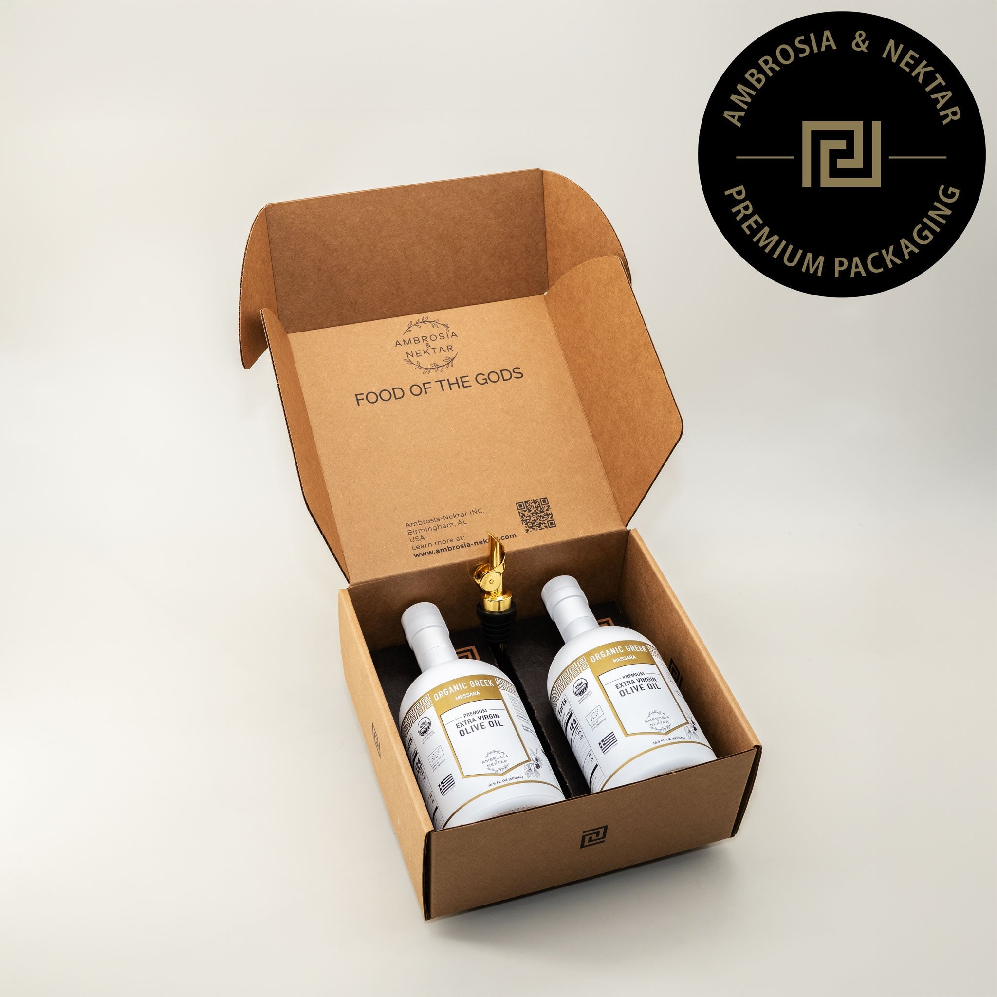 Premium Greek Organic Extra Virgin Olive Oil - Ambrosia - Nektar.com