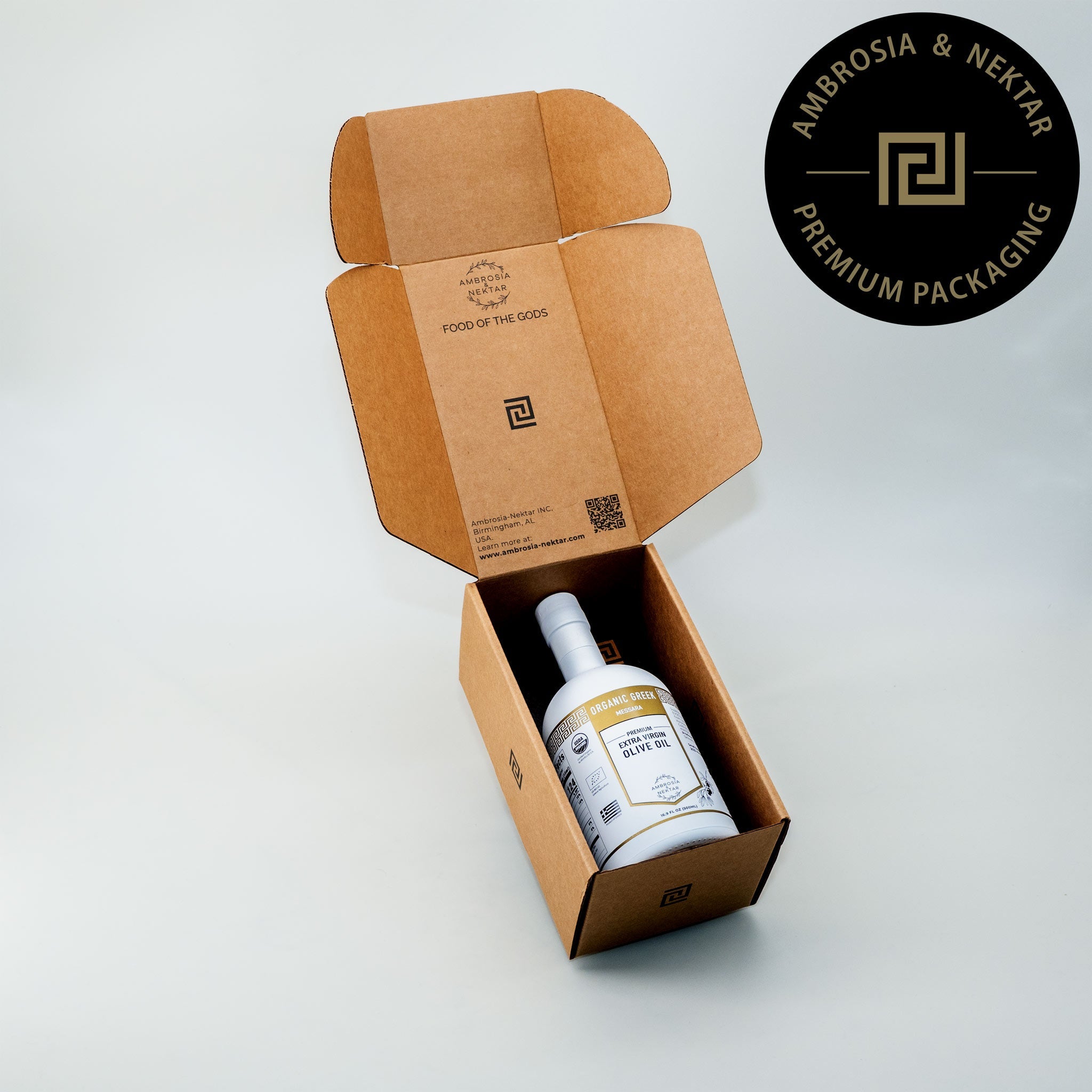 Premium Greek Organic Extra Virgin Olive Oil - Ambrosia - Nektar.com