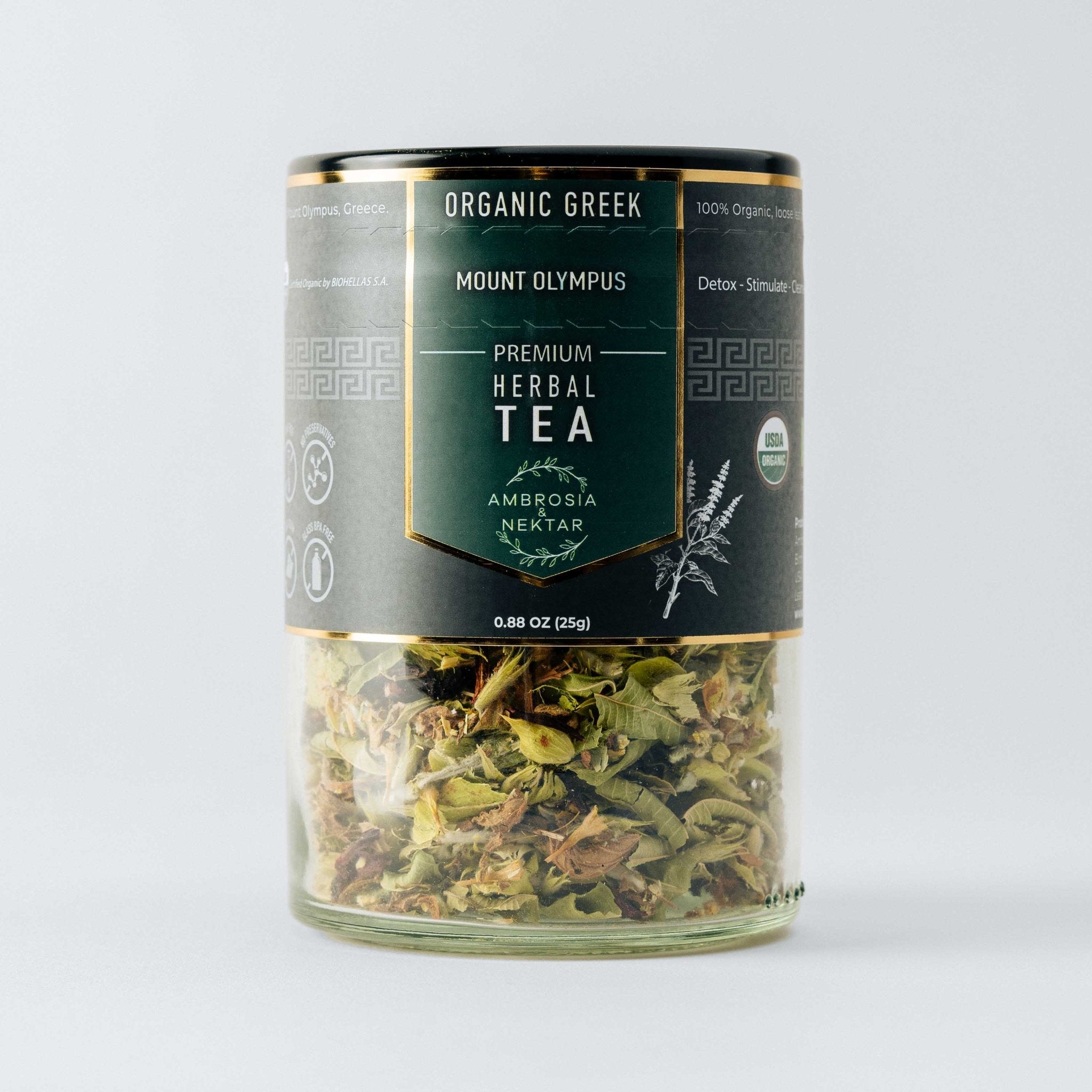 Premium Greek Organic Herbal Tea - Ambrosia - Nektar.com