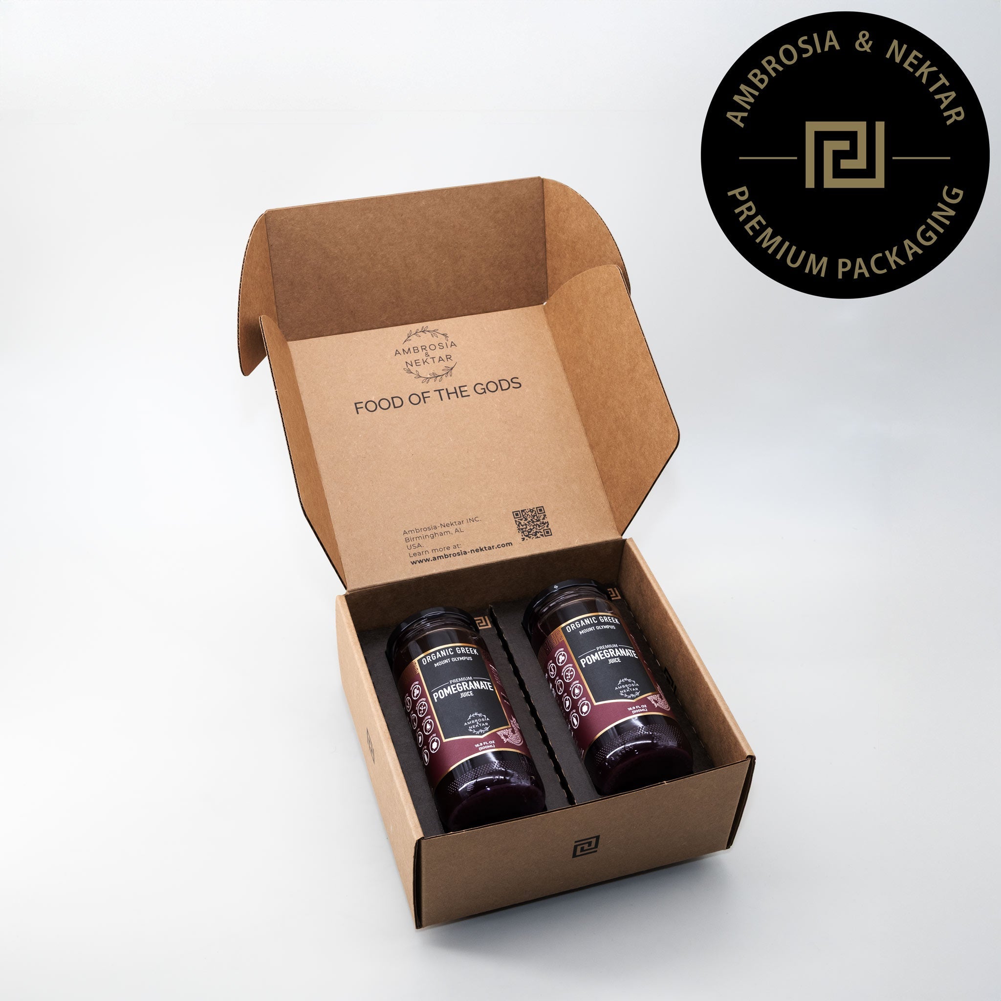 Premium Greek Organic Pomegranate Juice - Ambrosia - Nektar.com