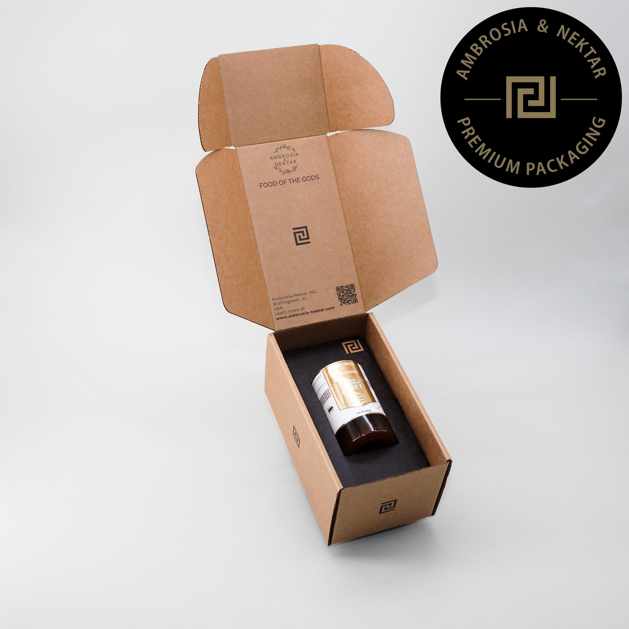 Premium Greek Organic Wild Forest Honey - Ambrosia - Nektar.com