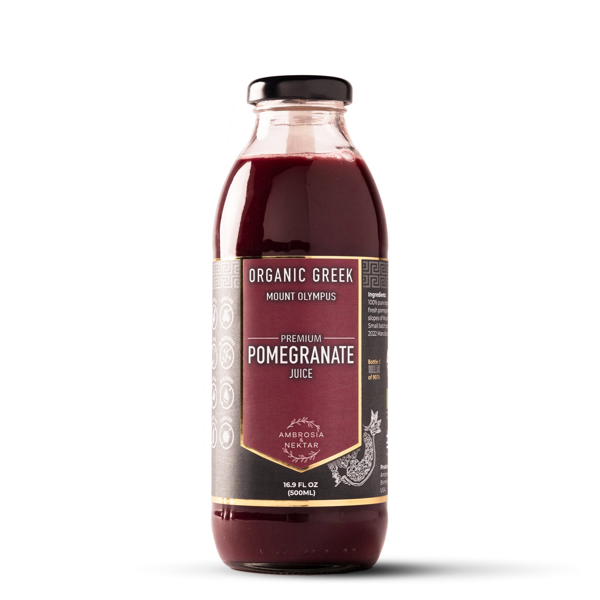 Premium Greek Organic Pomegranate Juice