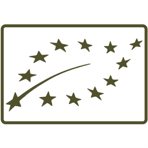 Logo of the European Union with stars on a white background