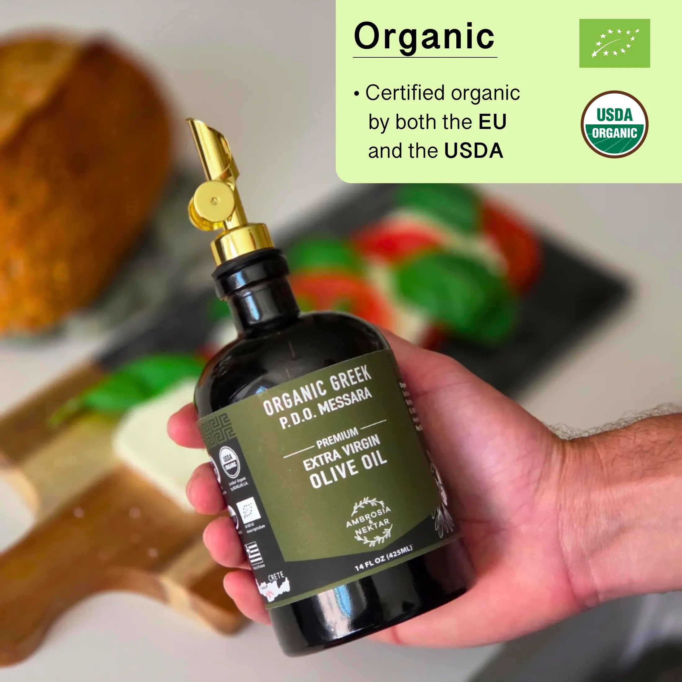 Premium Greek Organic EVOO
