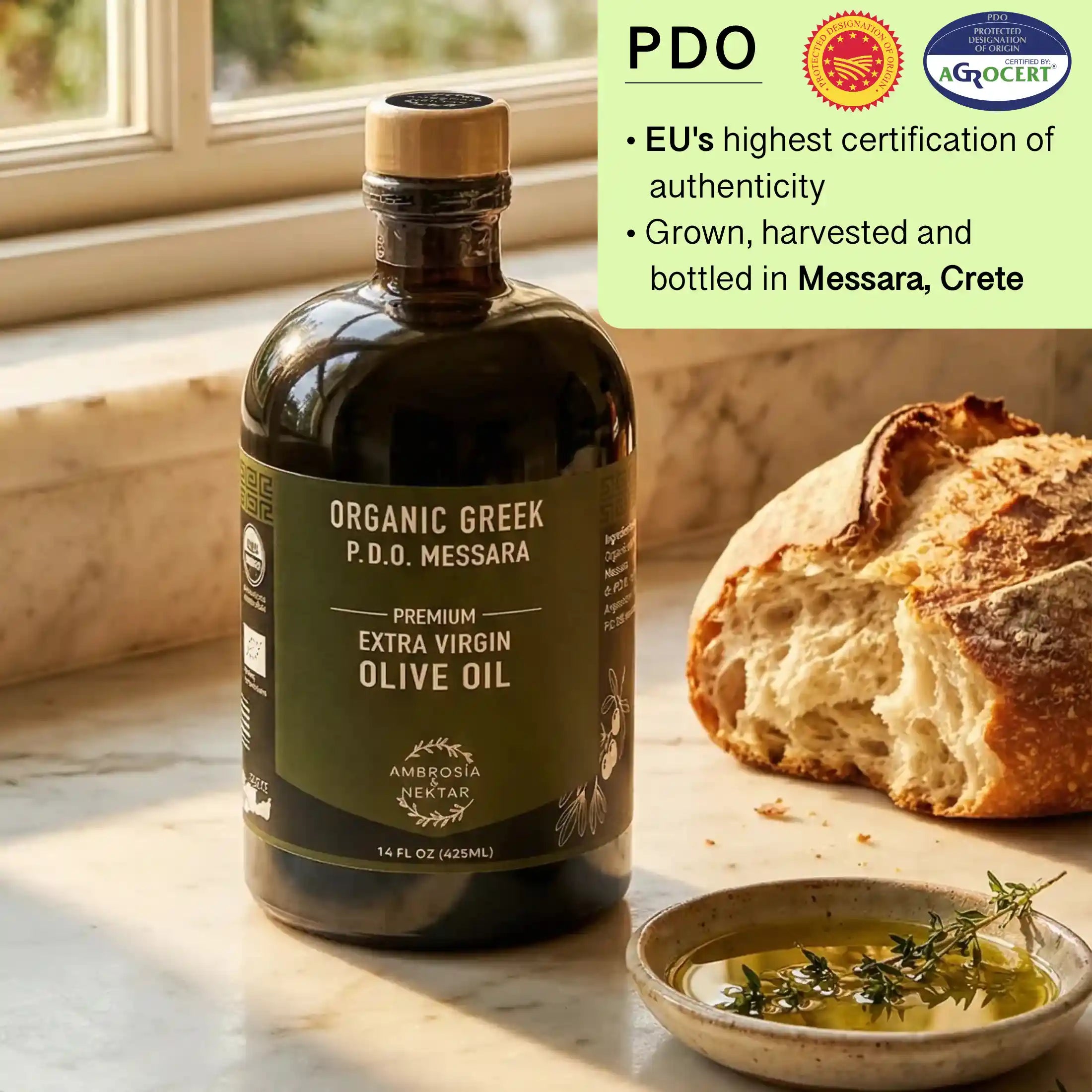 Premium Greek Organic EVOO