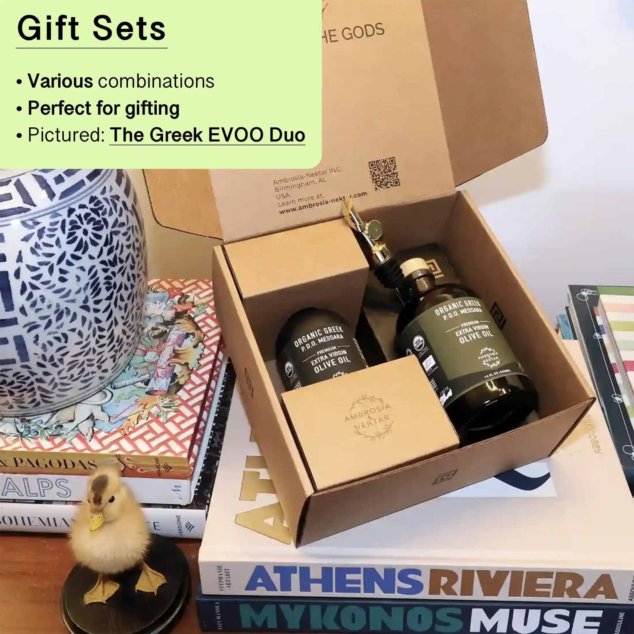 Set: EVOO + EVOO Centenarian + Spout