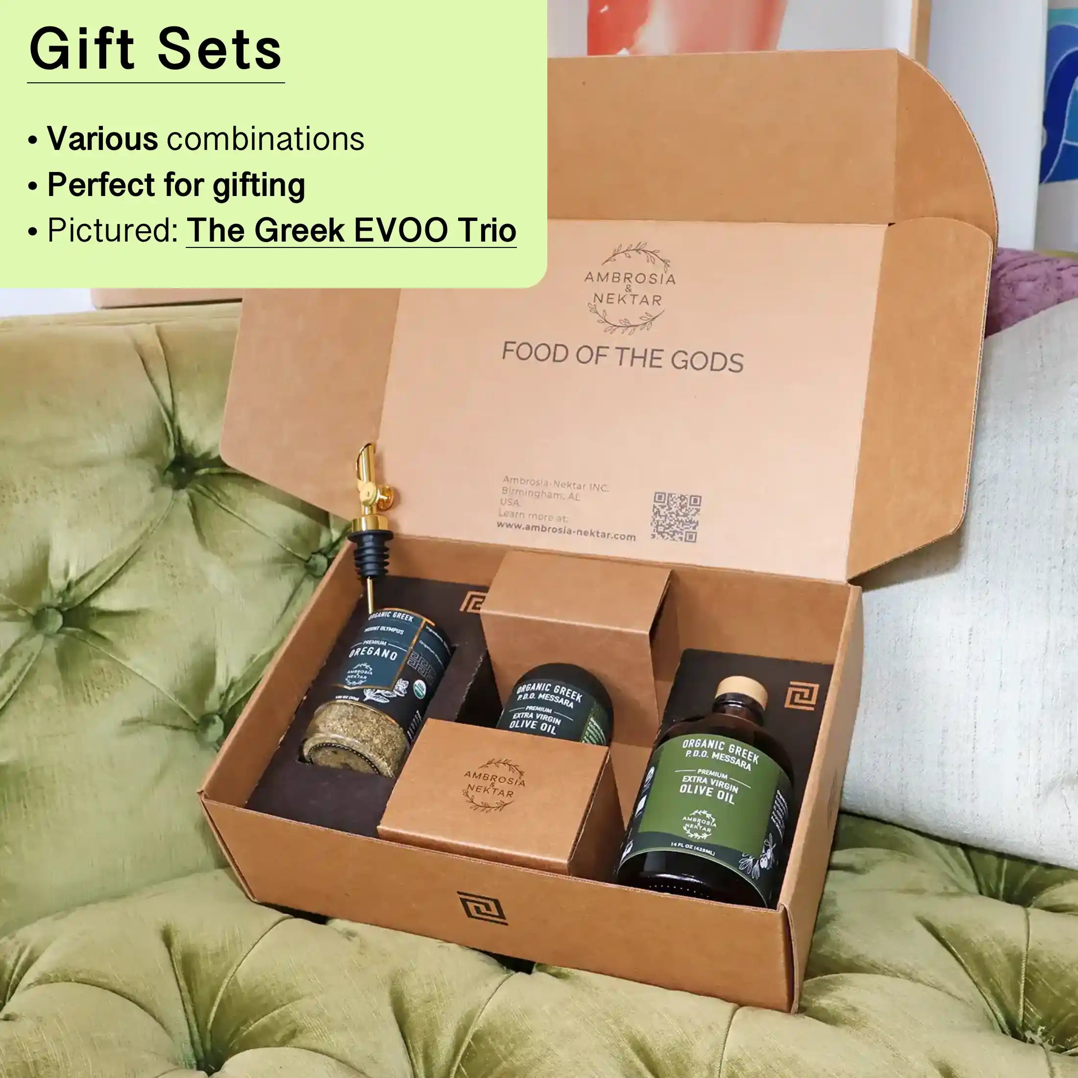 Set: EVOO + EVOO Centenarian + Spout