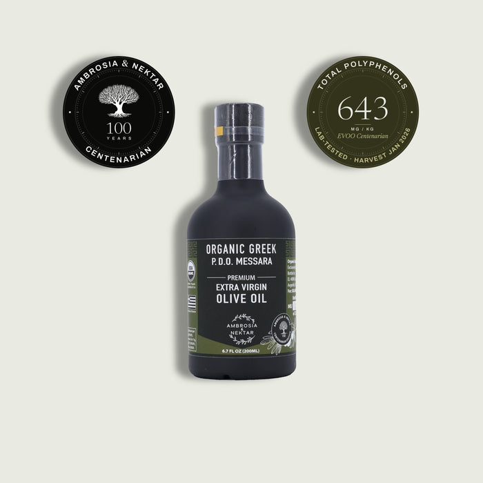 Greek Organic Extra Virgin Olive Oil - 100-Year-Old-Trees