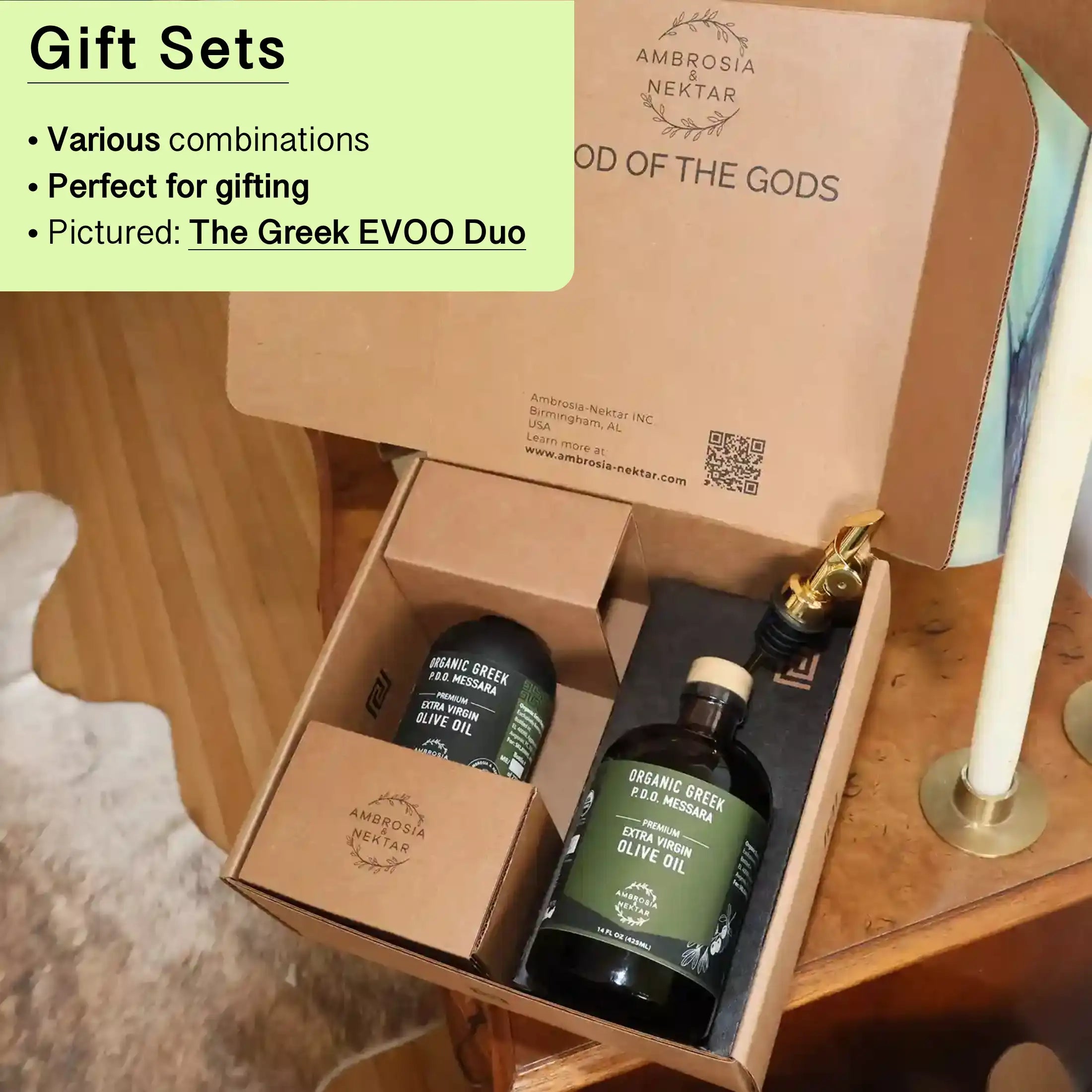 Set: EVOO + EVOO Centenarian + Spout