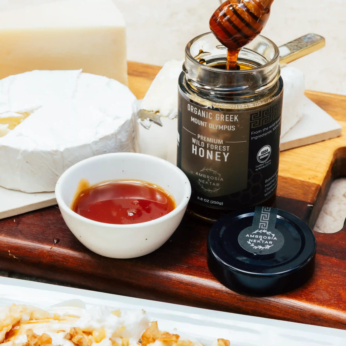 Greek Organic Raw Wild Forest Honey