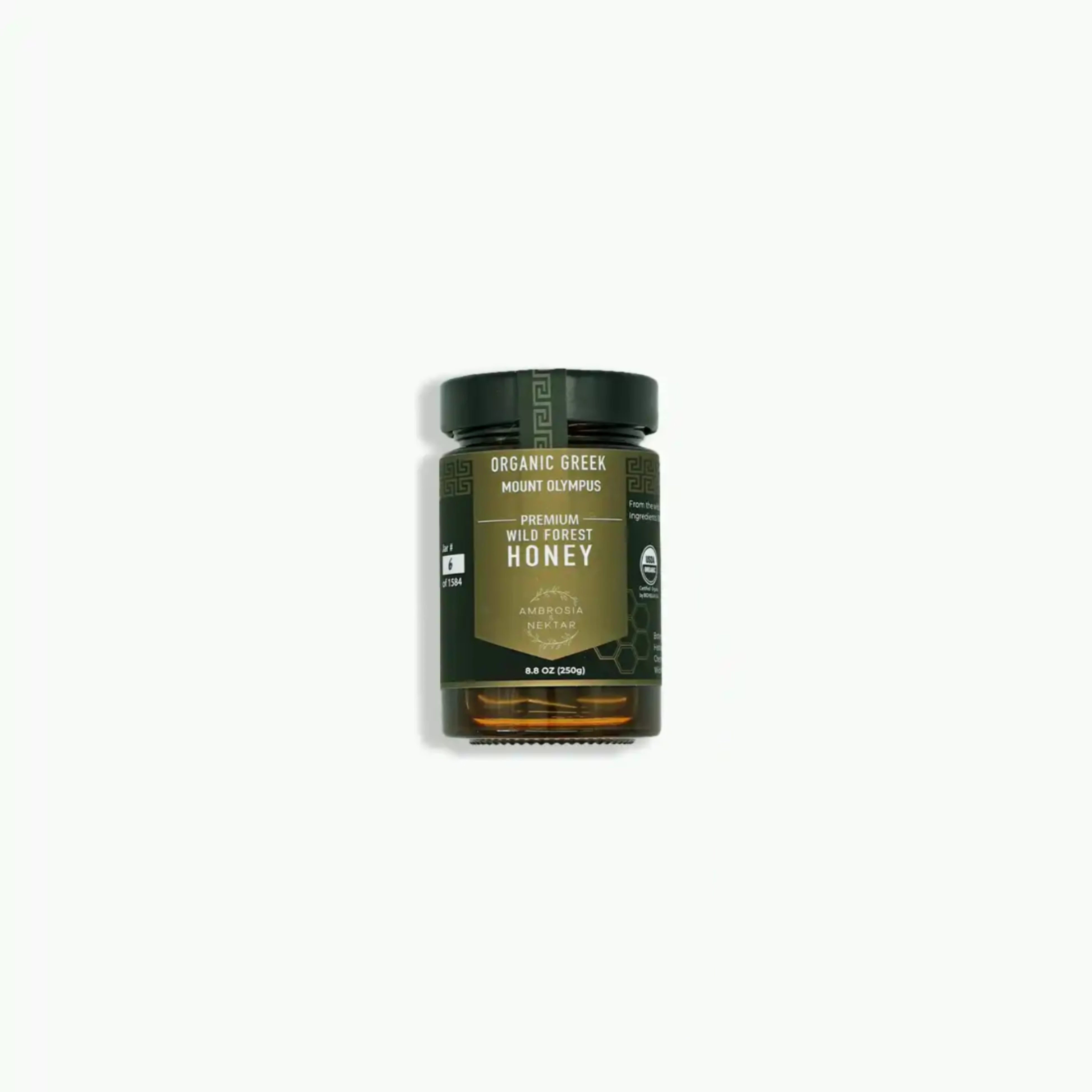 Greek Organic Raw Wild Forest Honey