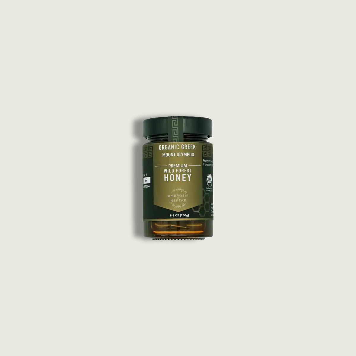 Greek Organic Raw Wild Forest Honey
