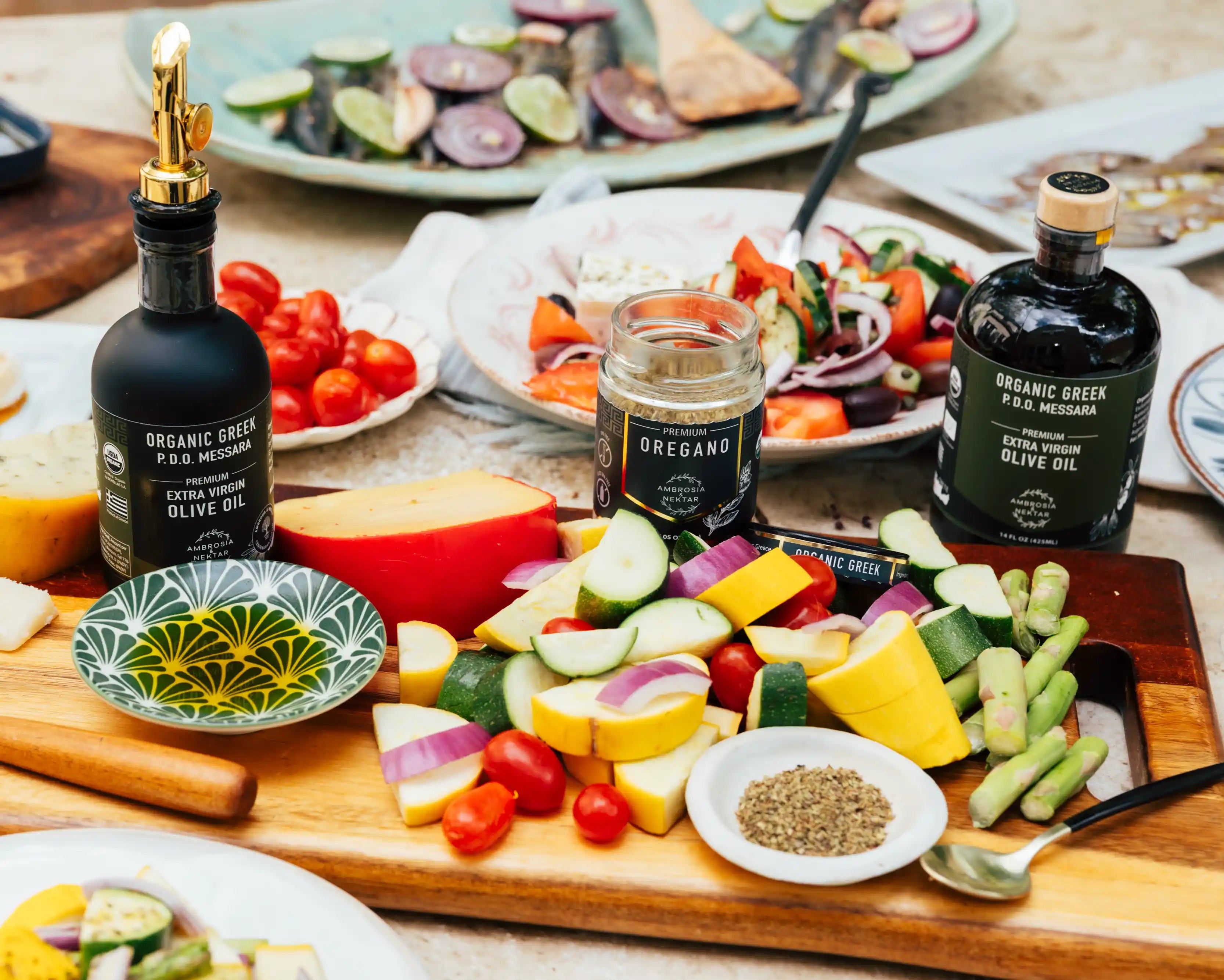 Set: EVOO + EVOO Centenarian + Oregano + Spout