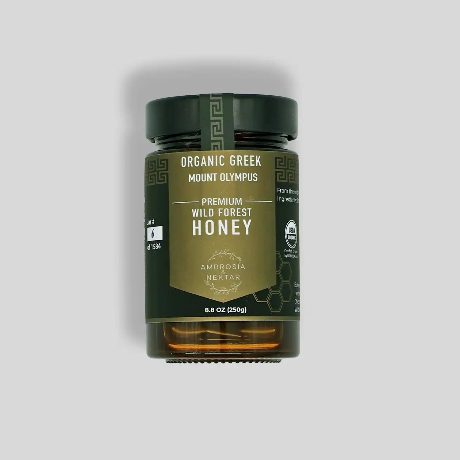 Premium Greek Organic Wild Forest Honey