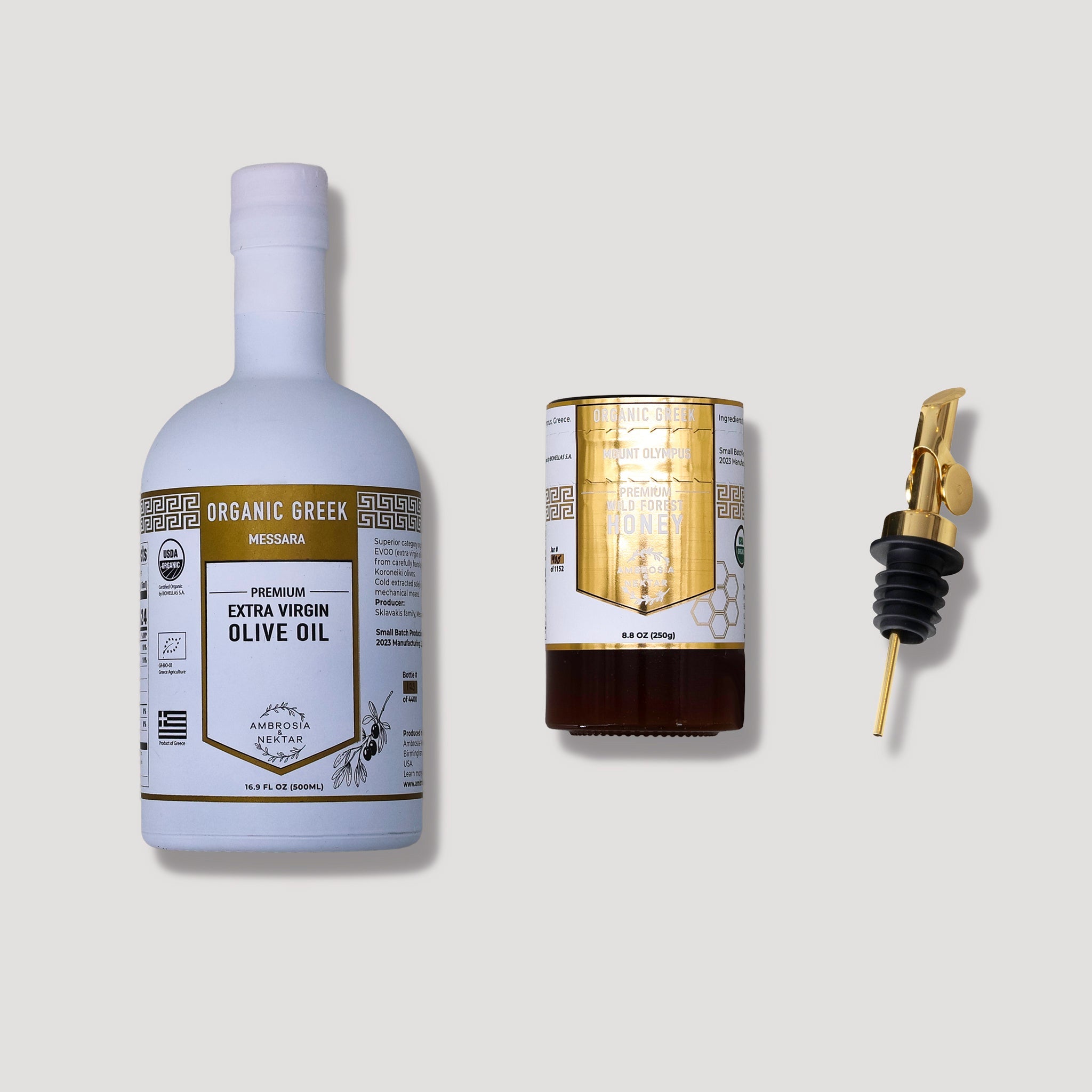 Honey + Olive Oil + Spout - Ambrosia - Nektar.com