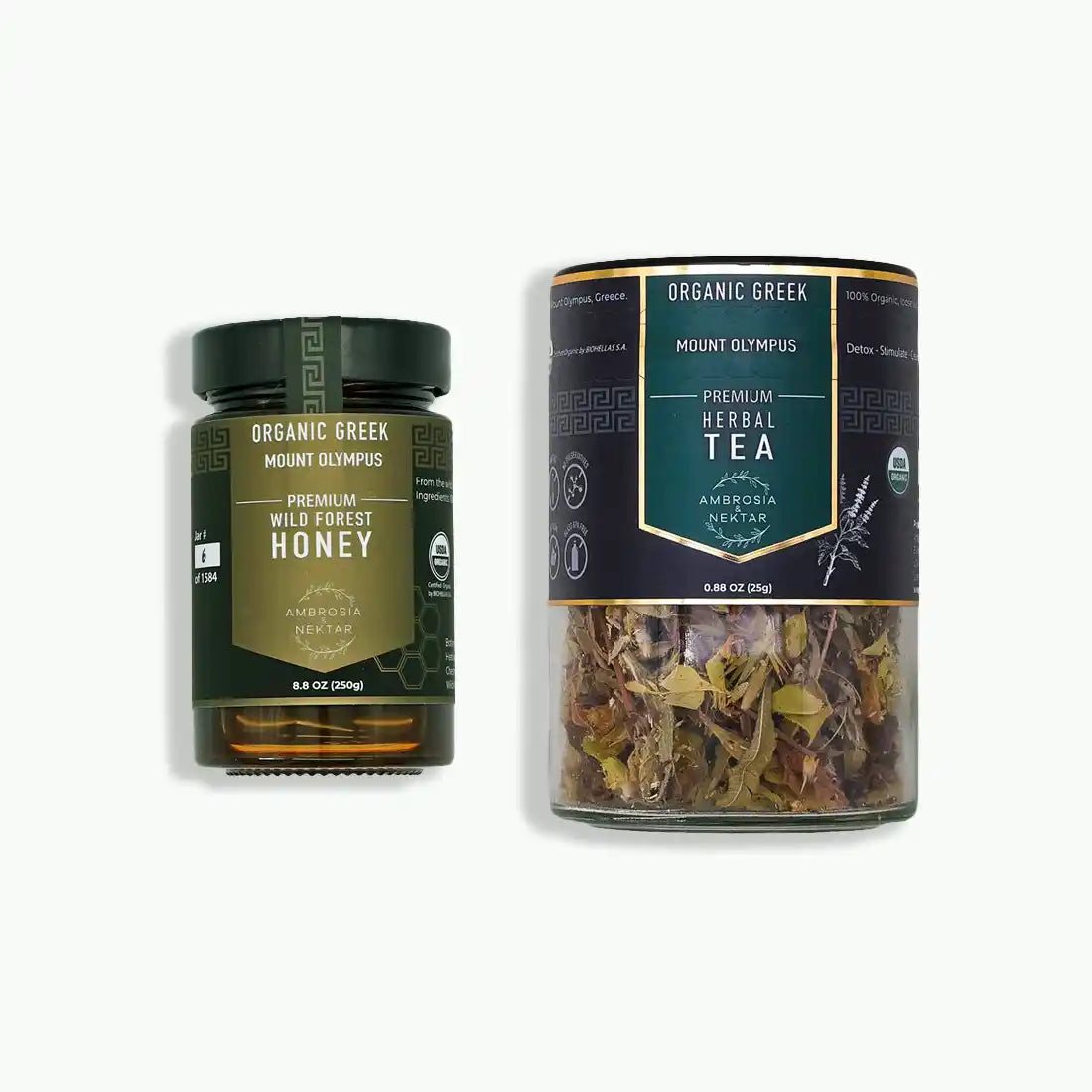 Set: Wild Forest Honey + Herbal Tea