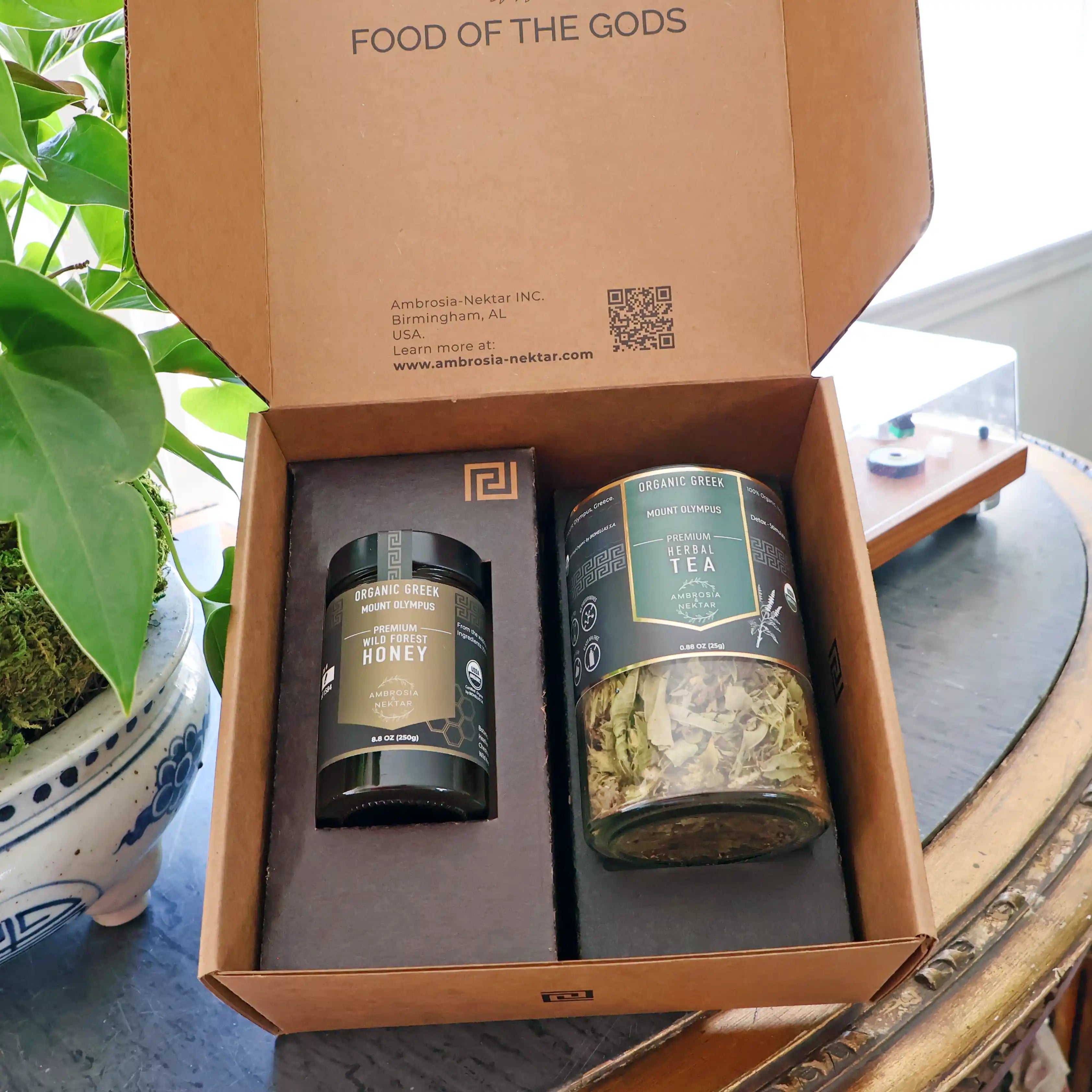 Set: Wild Forest Honey + Herbal Tea