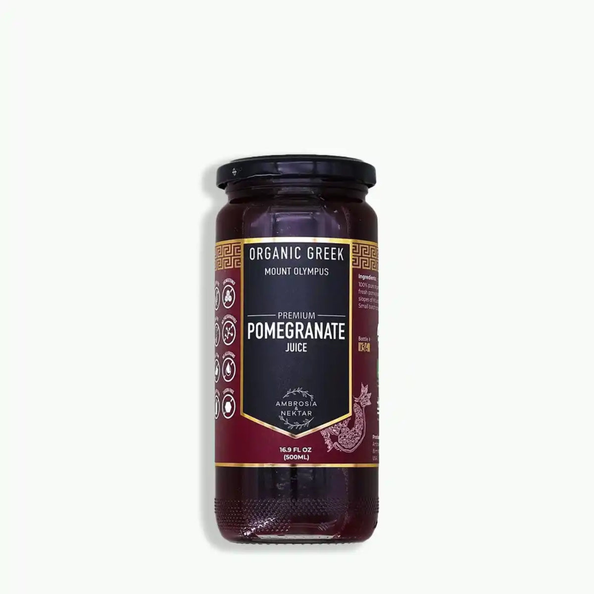 Premium Greek Organic Pomegranate Juice - Ambrosia-Nektar.com