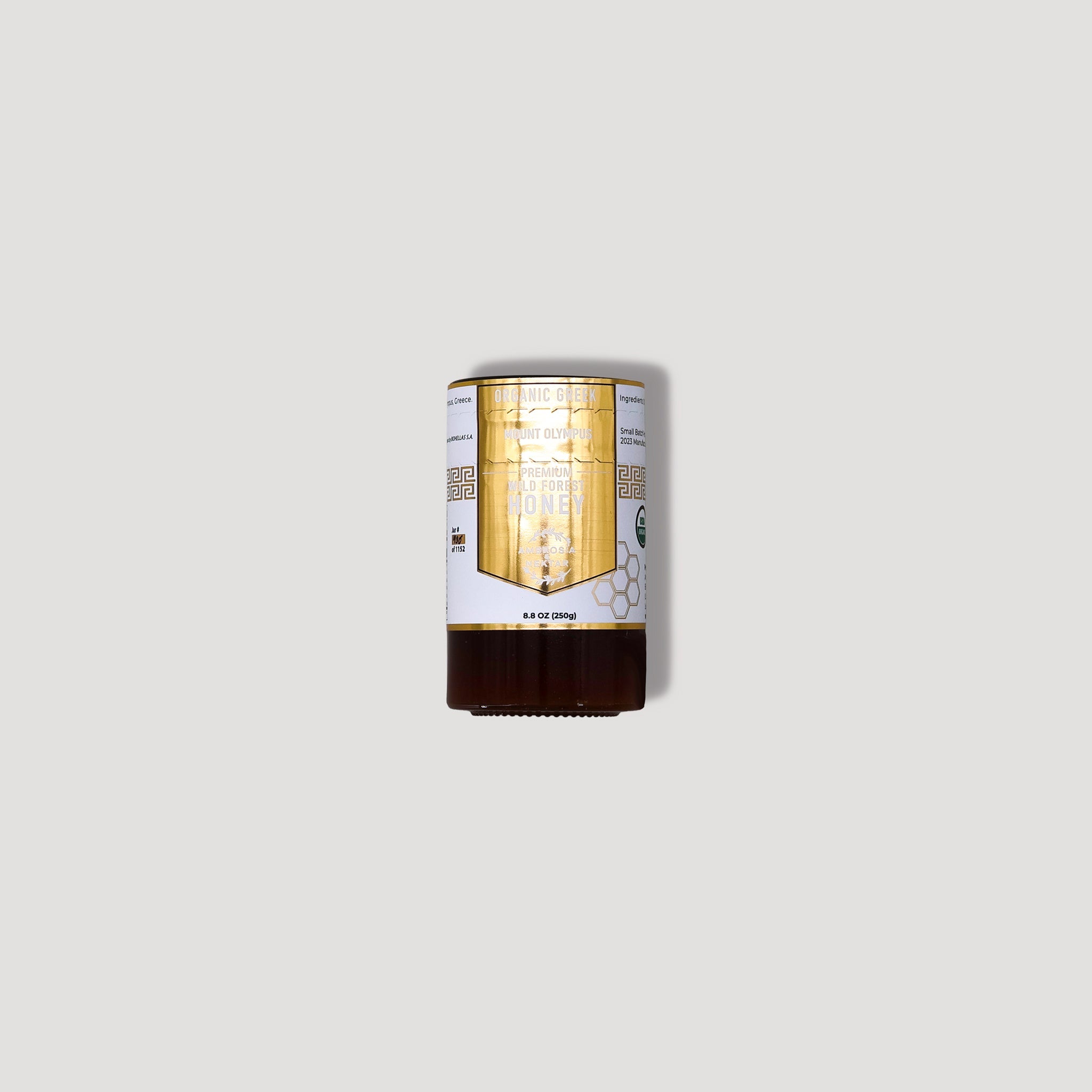 Premium Greek Organic Wild Forest Honey - Ambrosia - Nektar.com