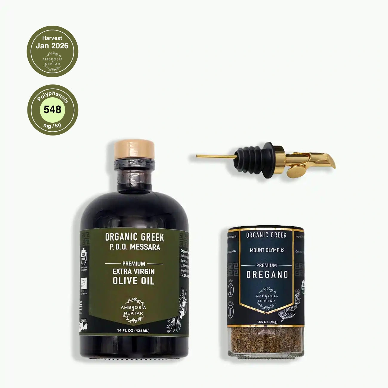 Set: EVOO + Oregano + Spout
