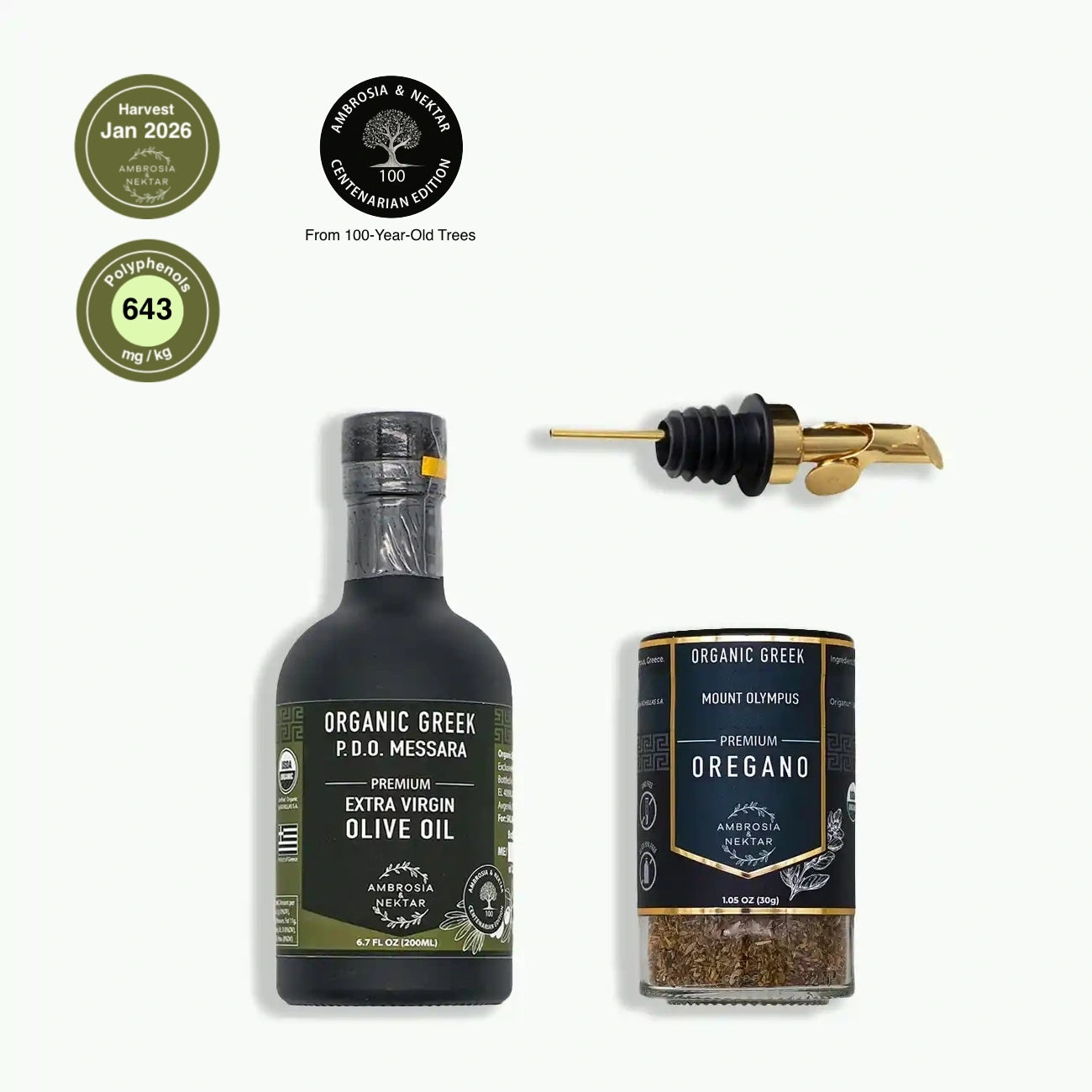 EVOO Centenarian + Oregano + Spout
